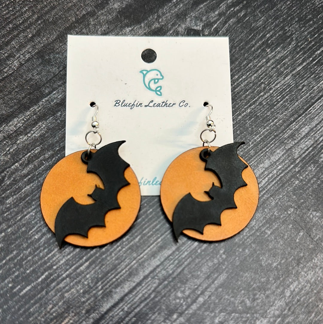 Halloween Bat Earrings