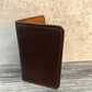 Brown Two-Tone Vertical Slim Wallet