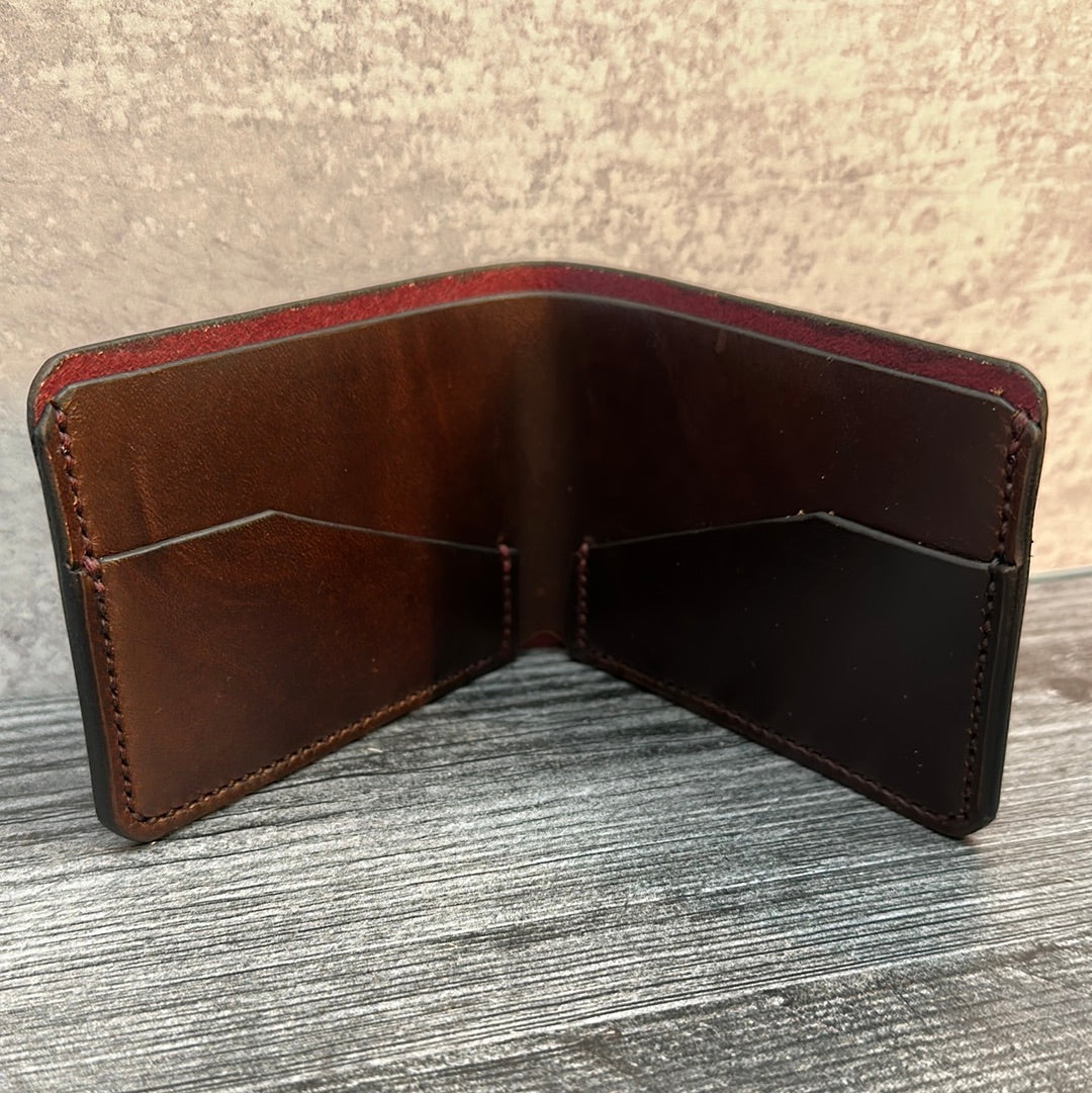 Burgundy Minimalist Wallet