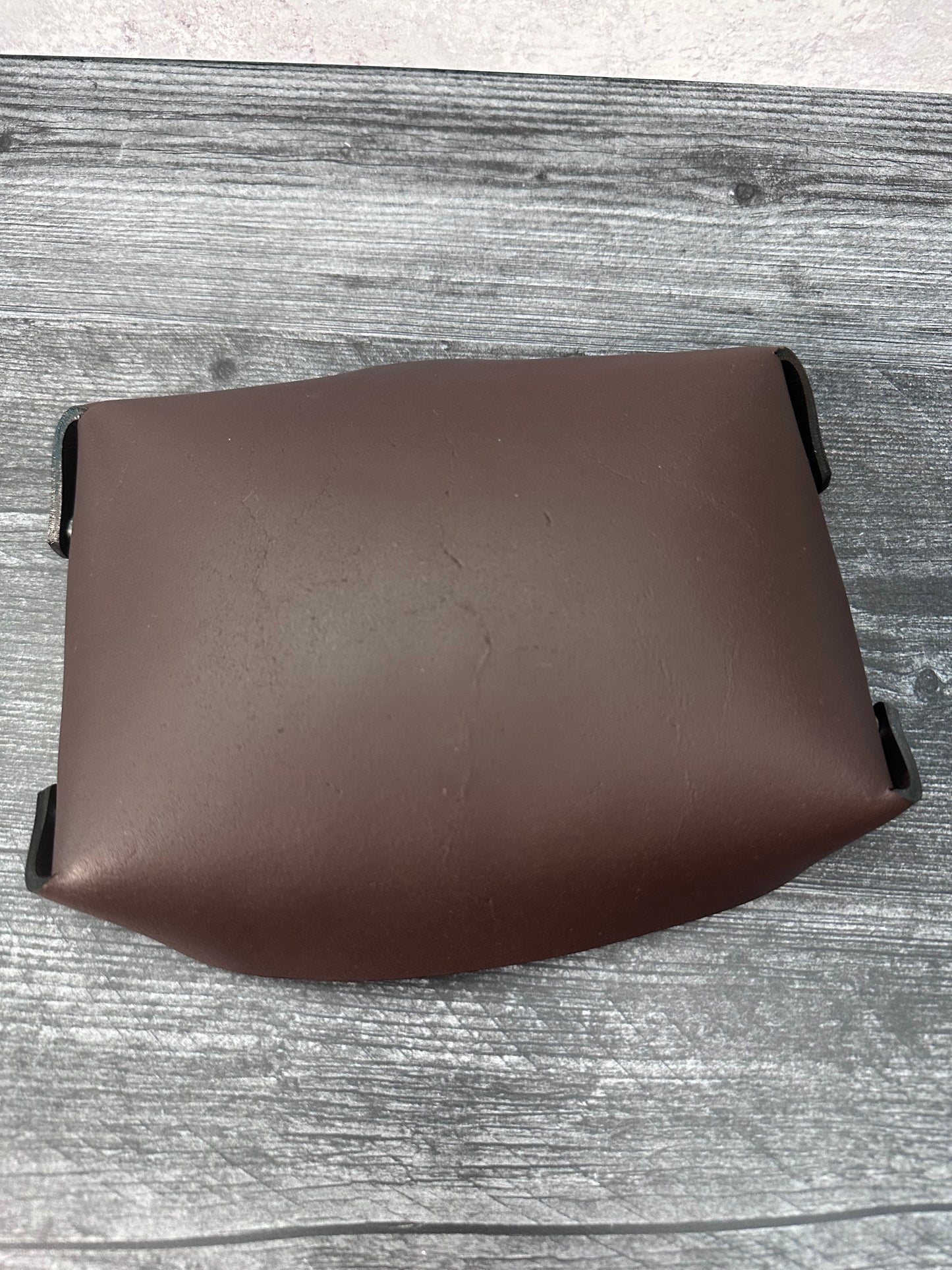 Dark Brown Snap Valet Tray