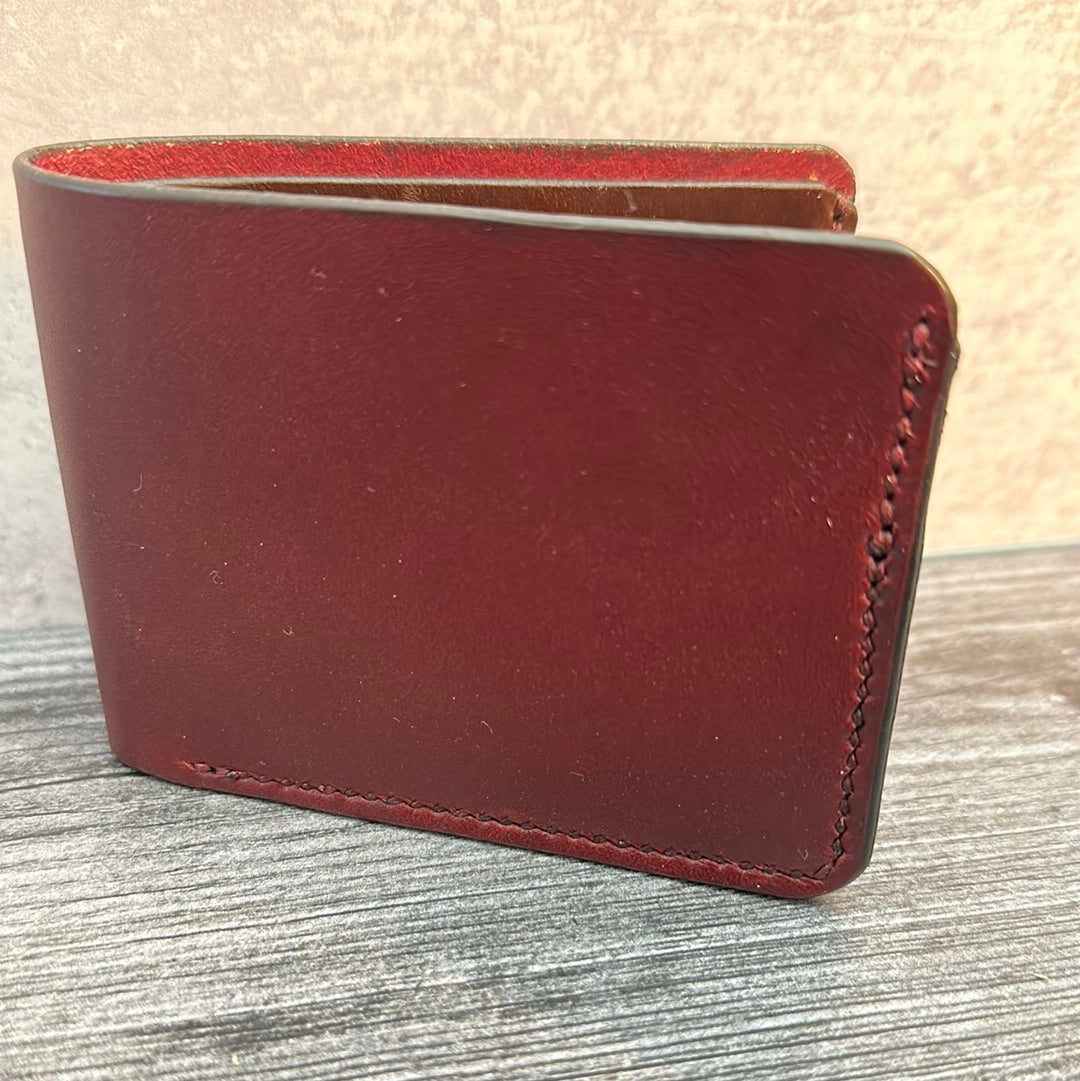 Burgundy Minimalist Wallet