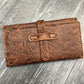 Rustic Brown Wallet Clutch