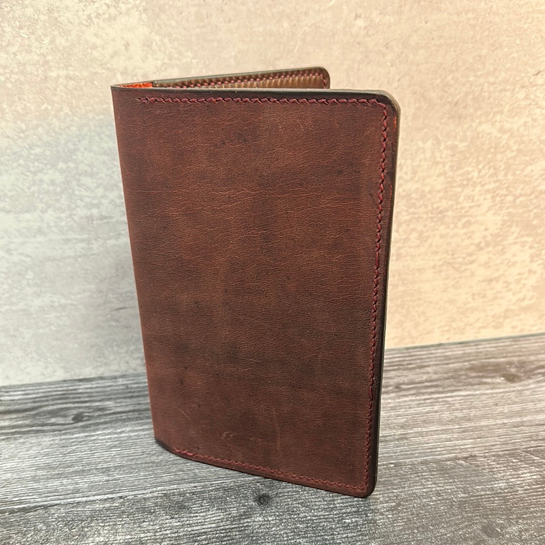 Leather Notebook Cover-Oxblood