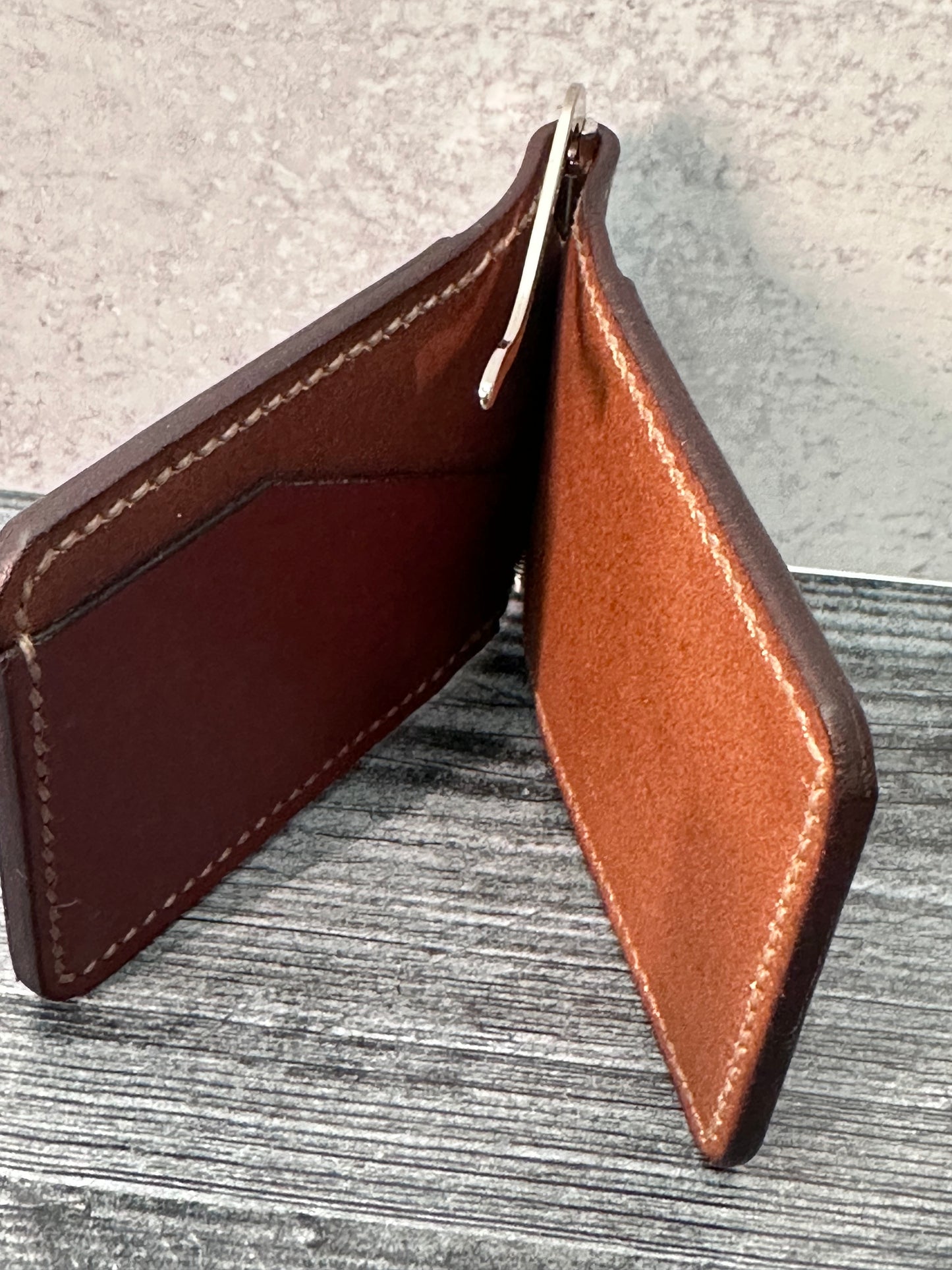 Vertical Money Clip Wallet