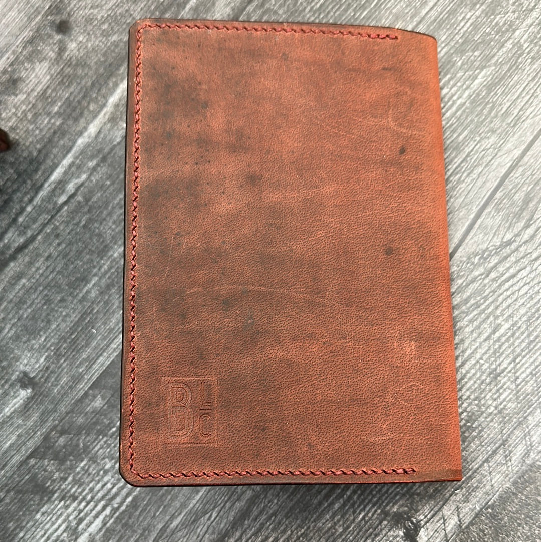 Leather Notebook Cover-Oxblood