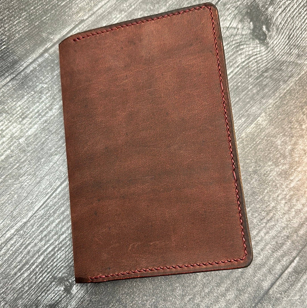 Leather Notebook Cover-Oxblood