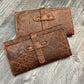 Rustic Brown Wallet Clutch