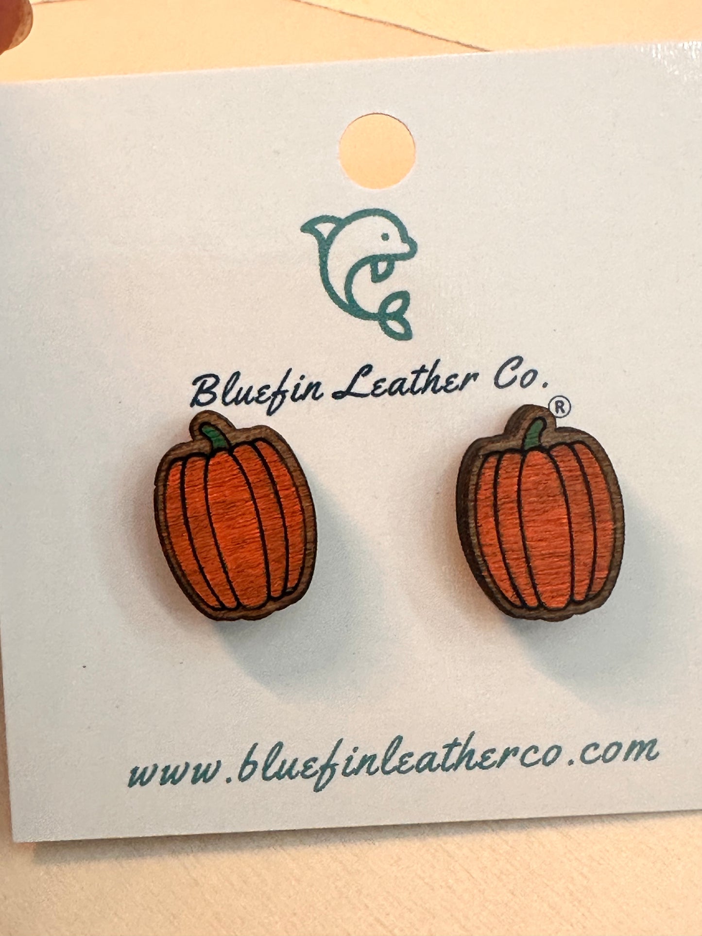 Pumpkin Earrings-Tall