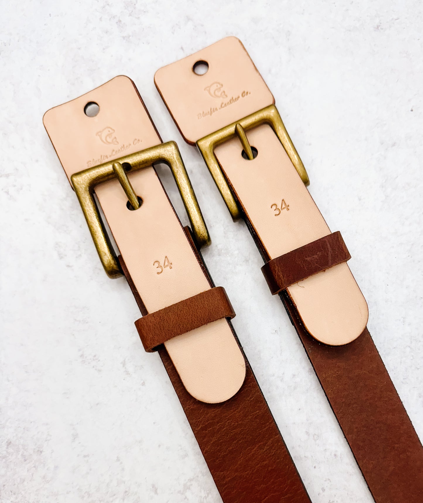 Water Buffalo Leather Belts