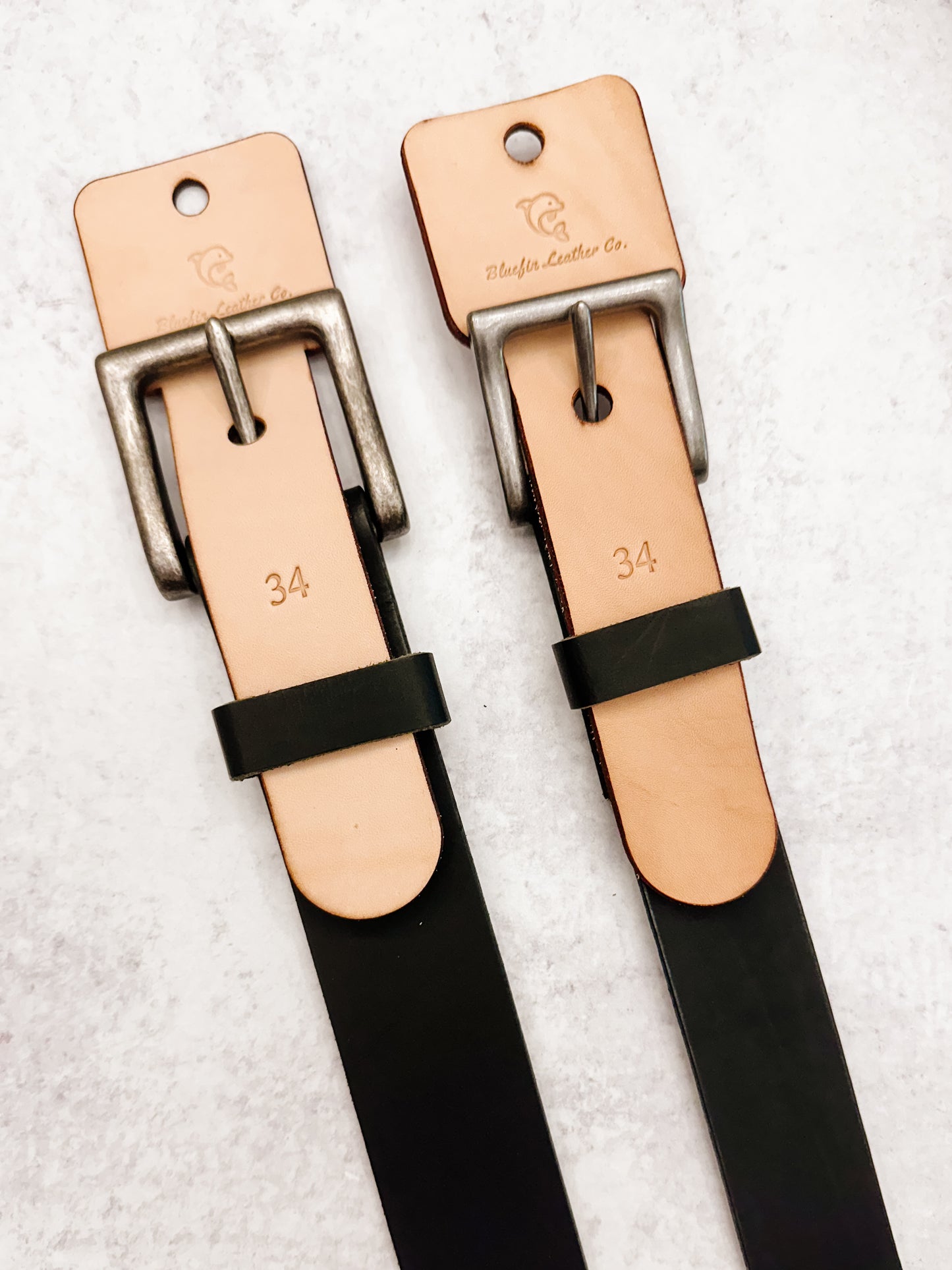 Water Buffalo Leather Belts