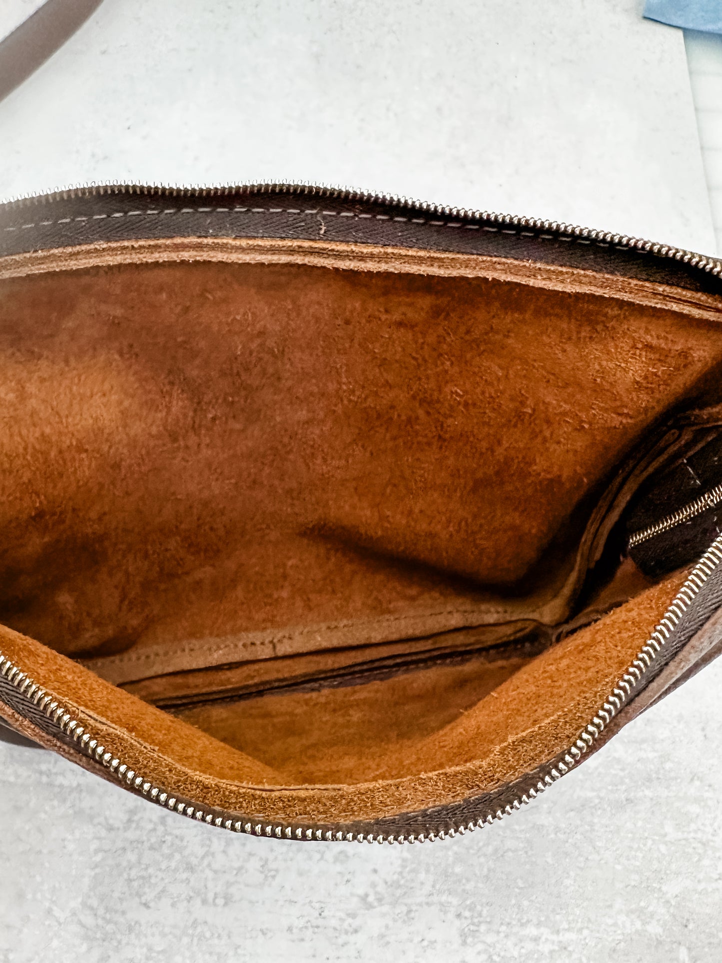 Brown Leather Crossbody Purse