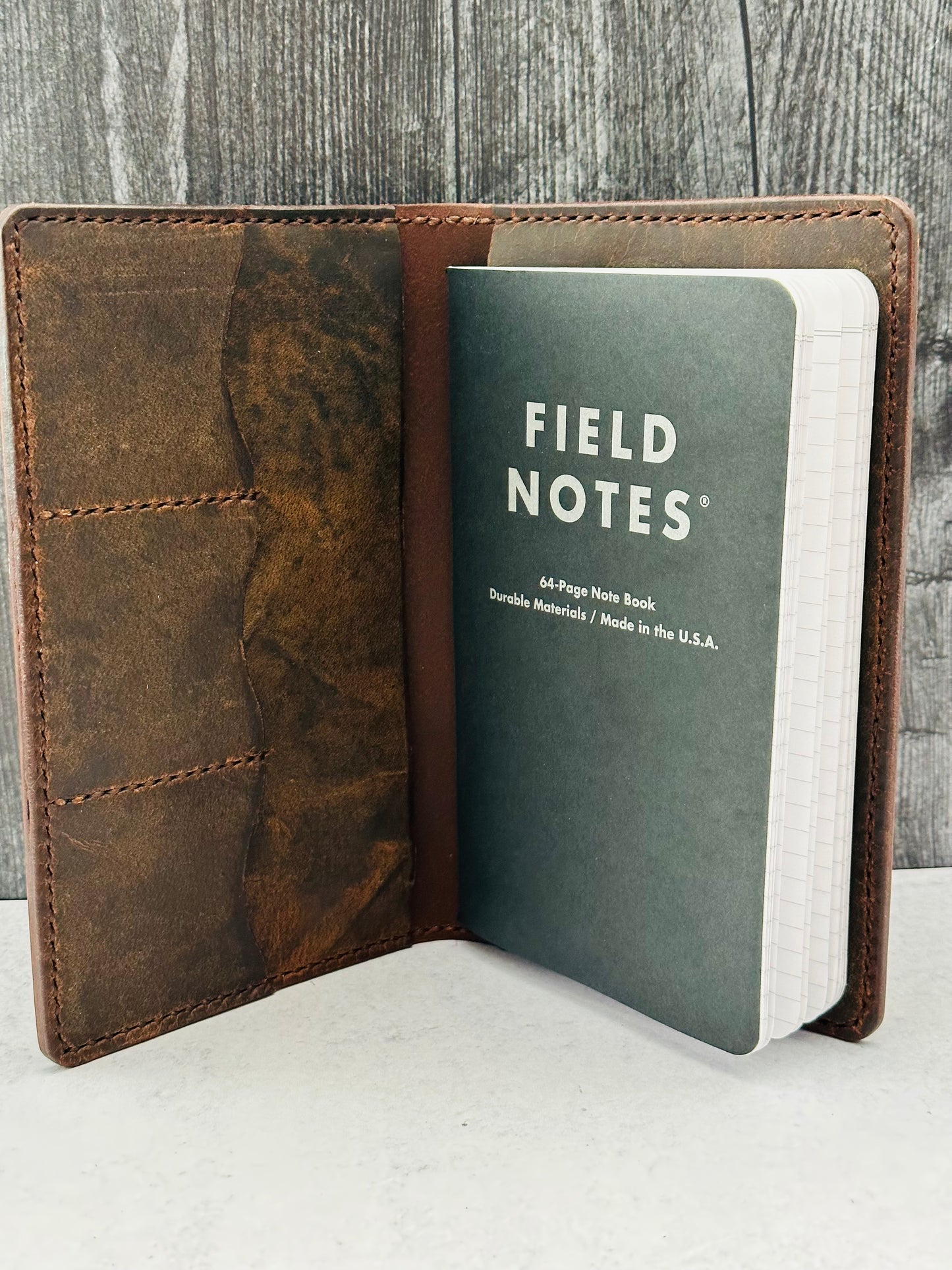 Dark Brown Field Notes Notebook