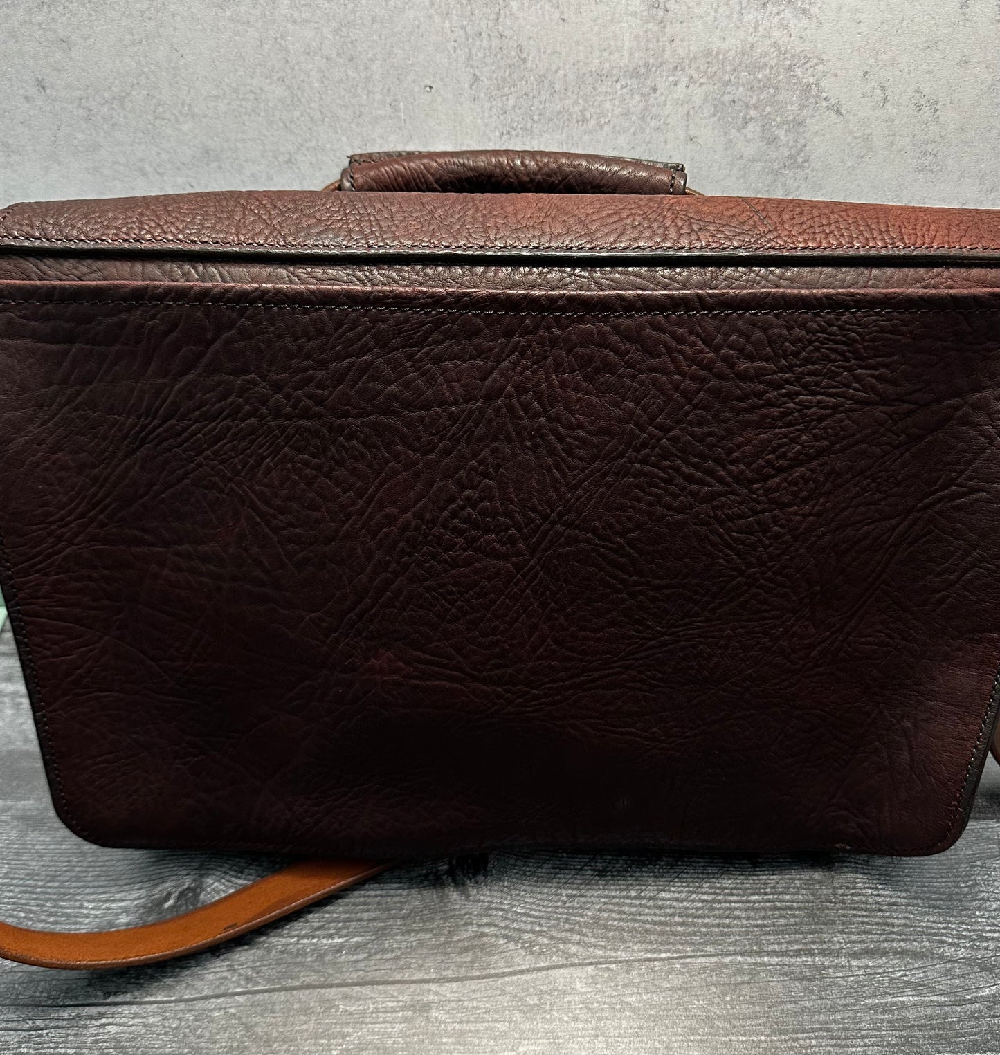 Leather Messenger Bag