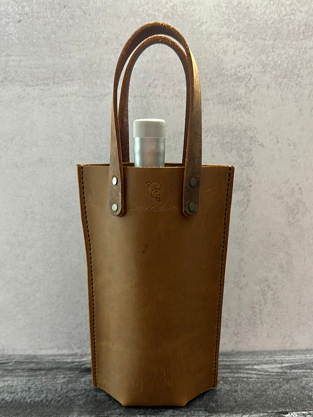 Leather Wine Totes