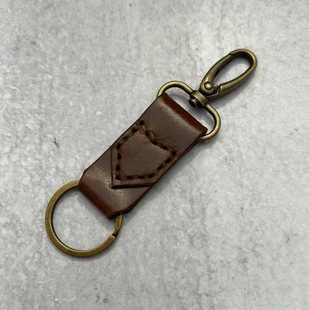 Brown Keychain-Swivel Clasp