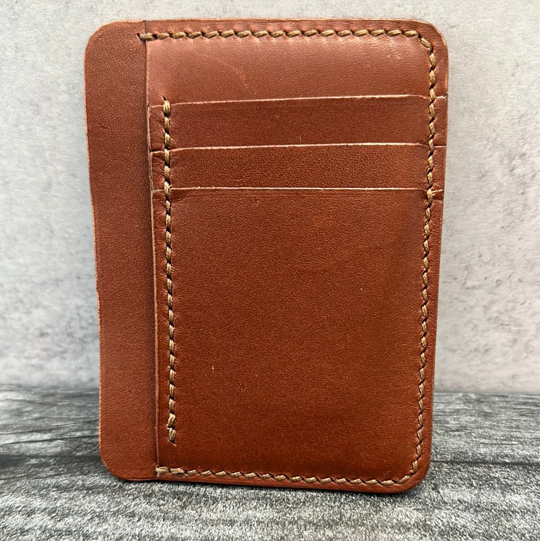 Brown ID Slot Wallet