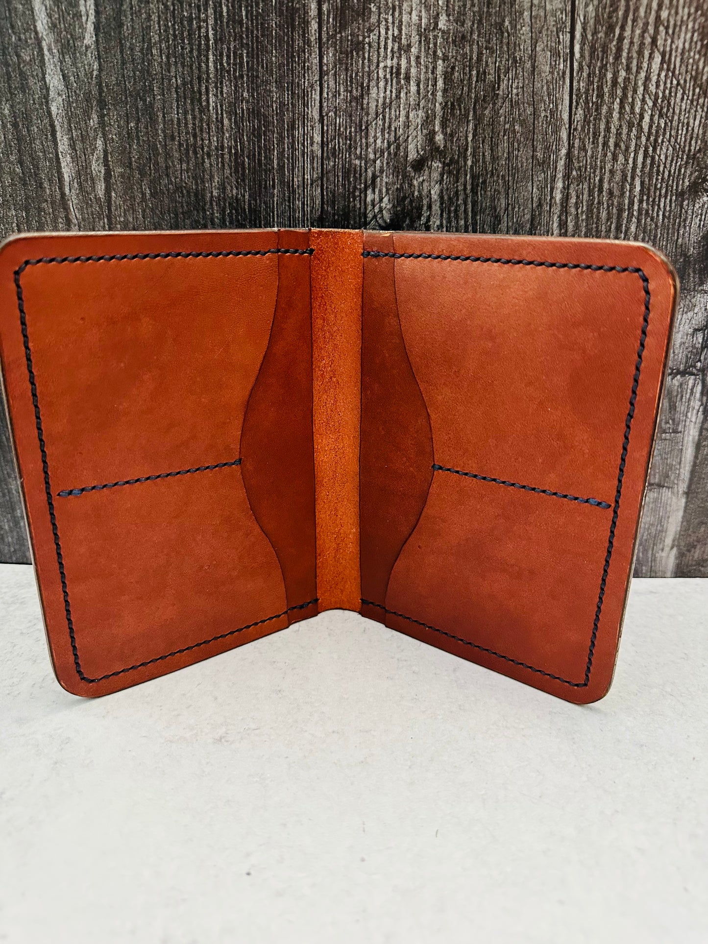 Chestnut Brown Leather Passport