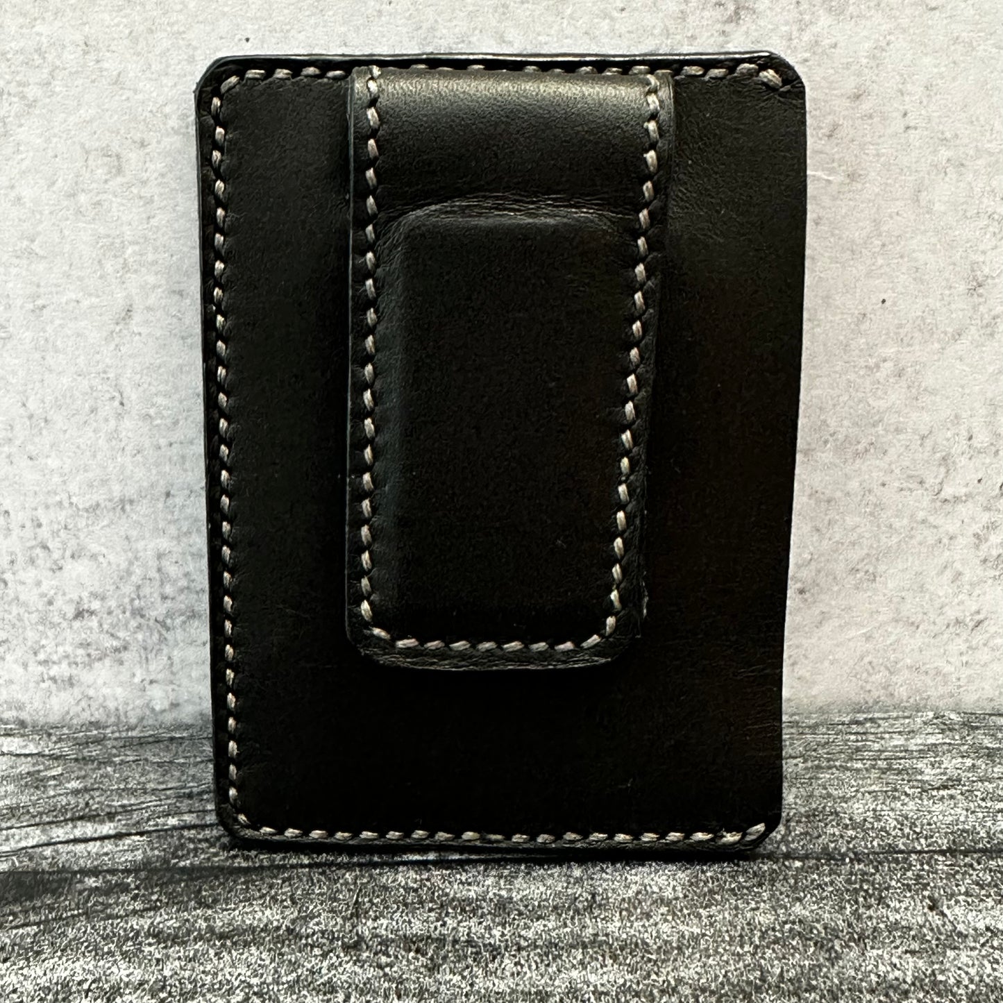 Black Magnetic Money Clip Wallet