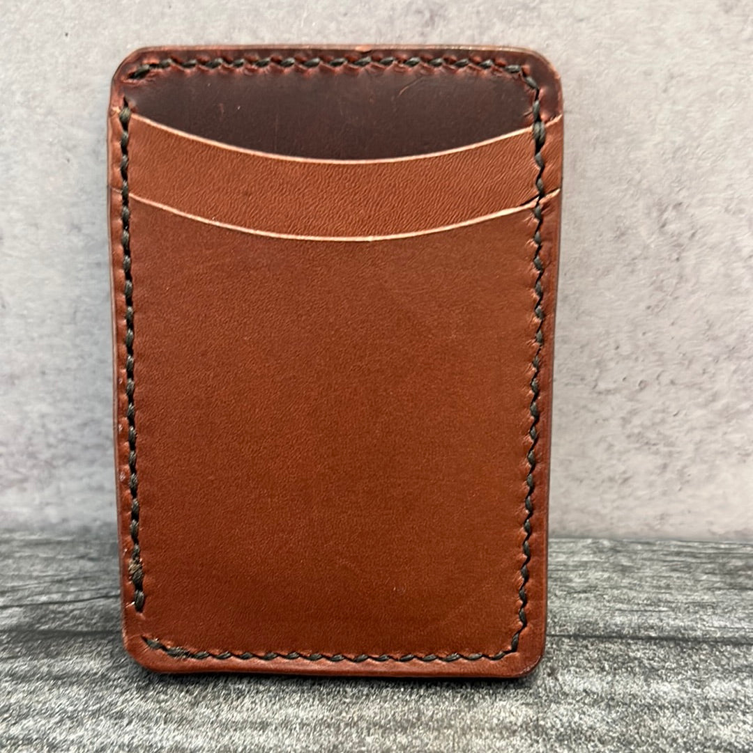 Two-tone Brown ID Slot Wallet