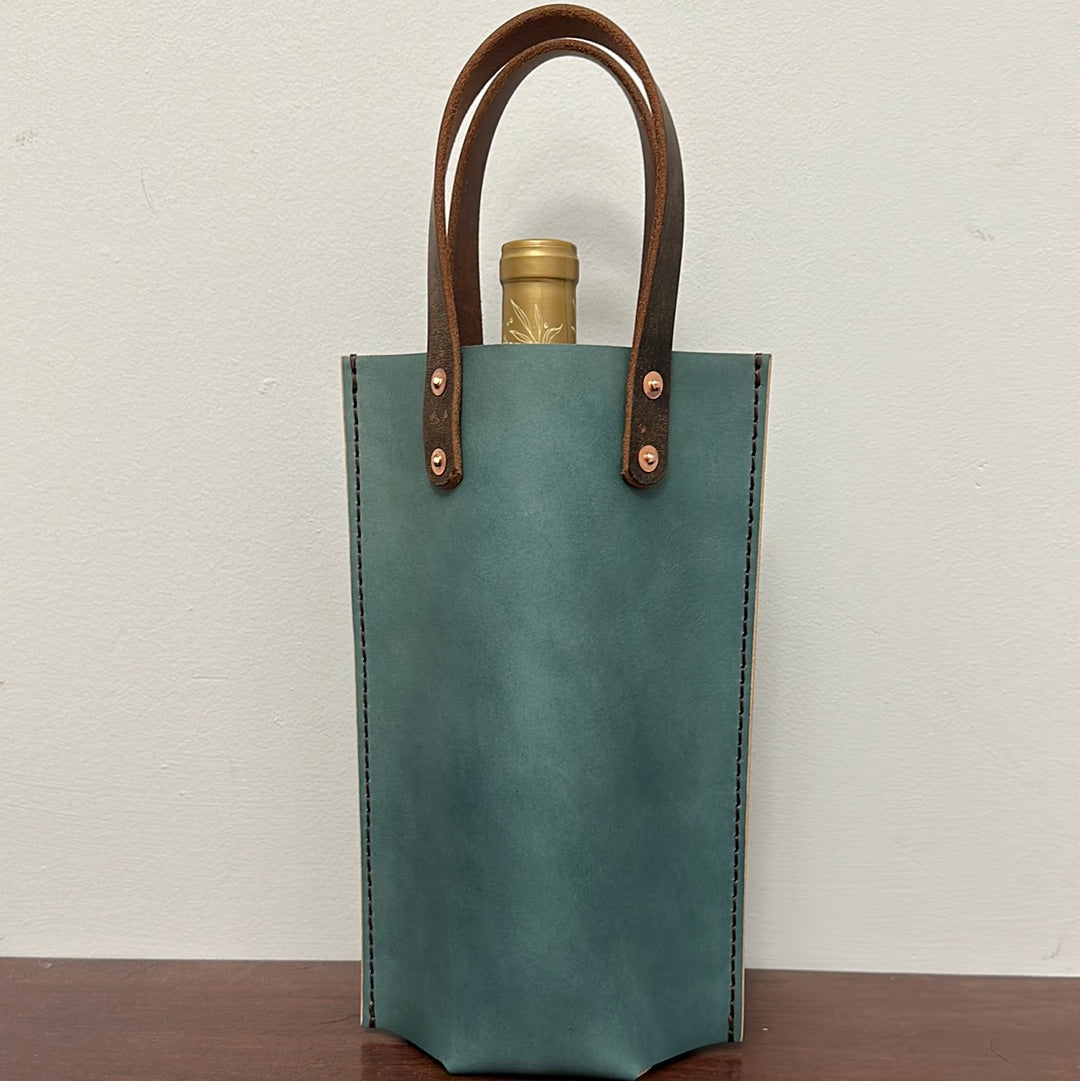 Leather Wine Totes