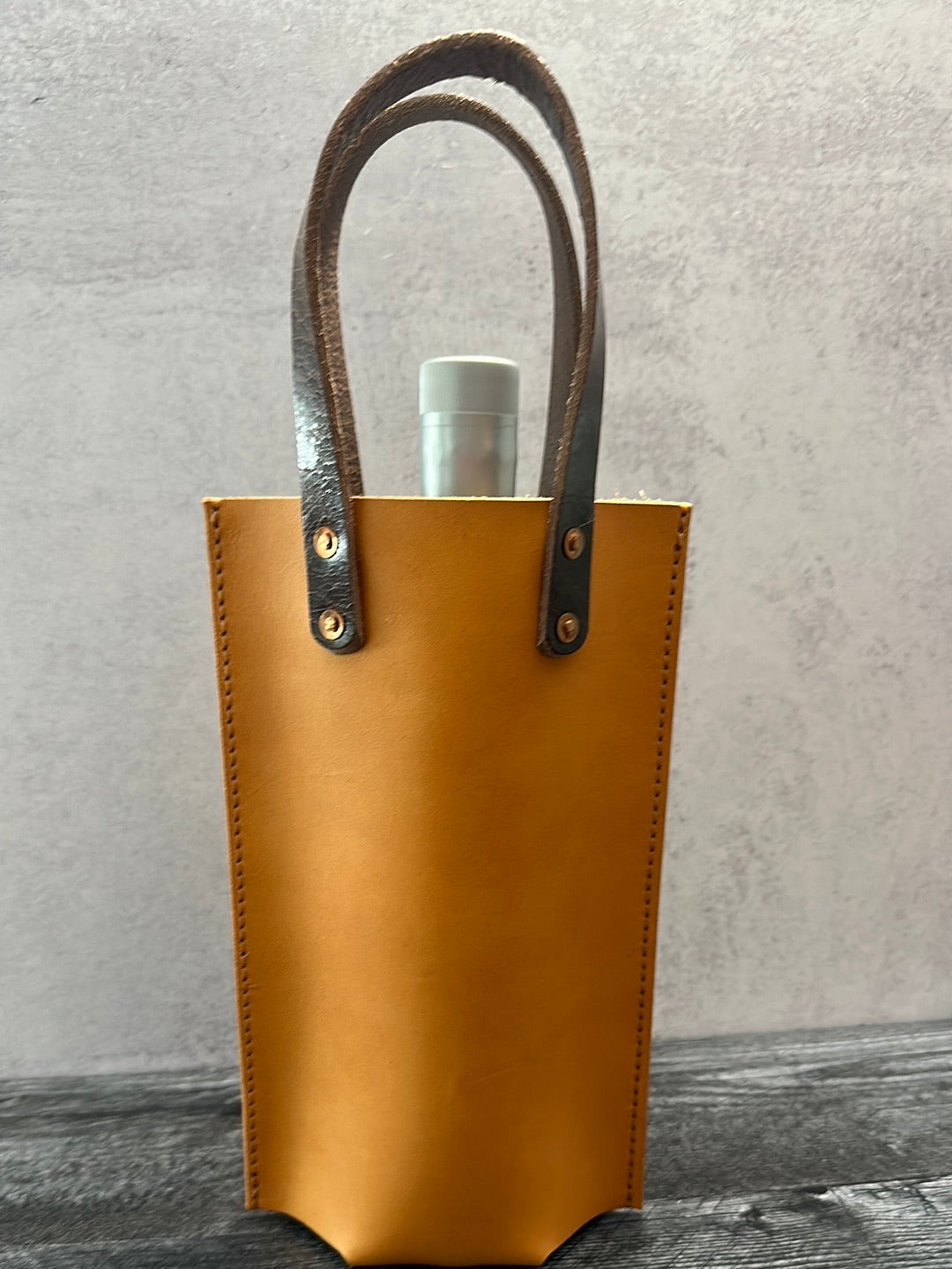 Leather Wine Totes