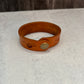 Golden Brown Leather Bracelet