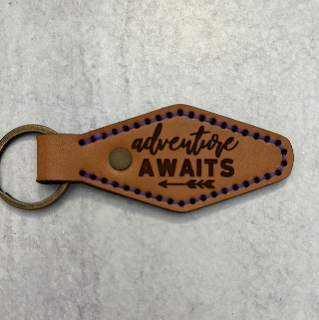 Adventure Awaits Keychain