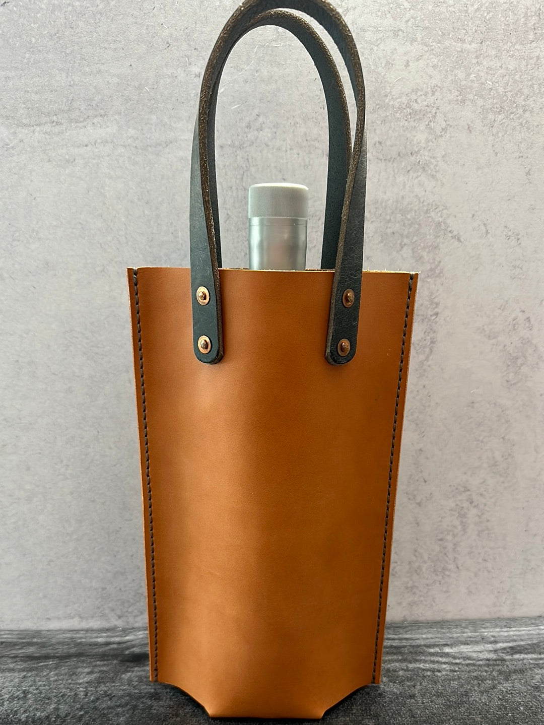 Leather Wine Totes