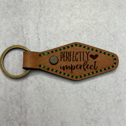 Perfectly Imperfect Keychain