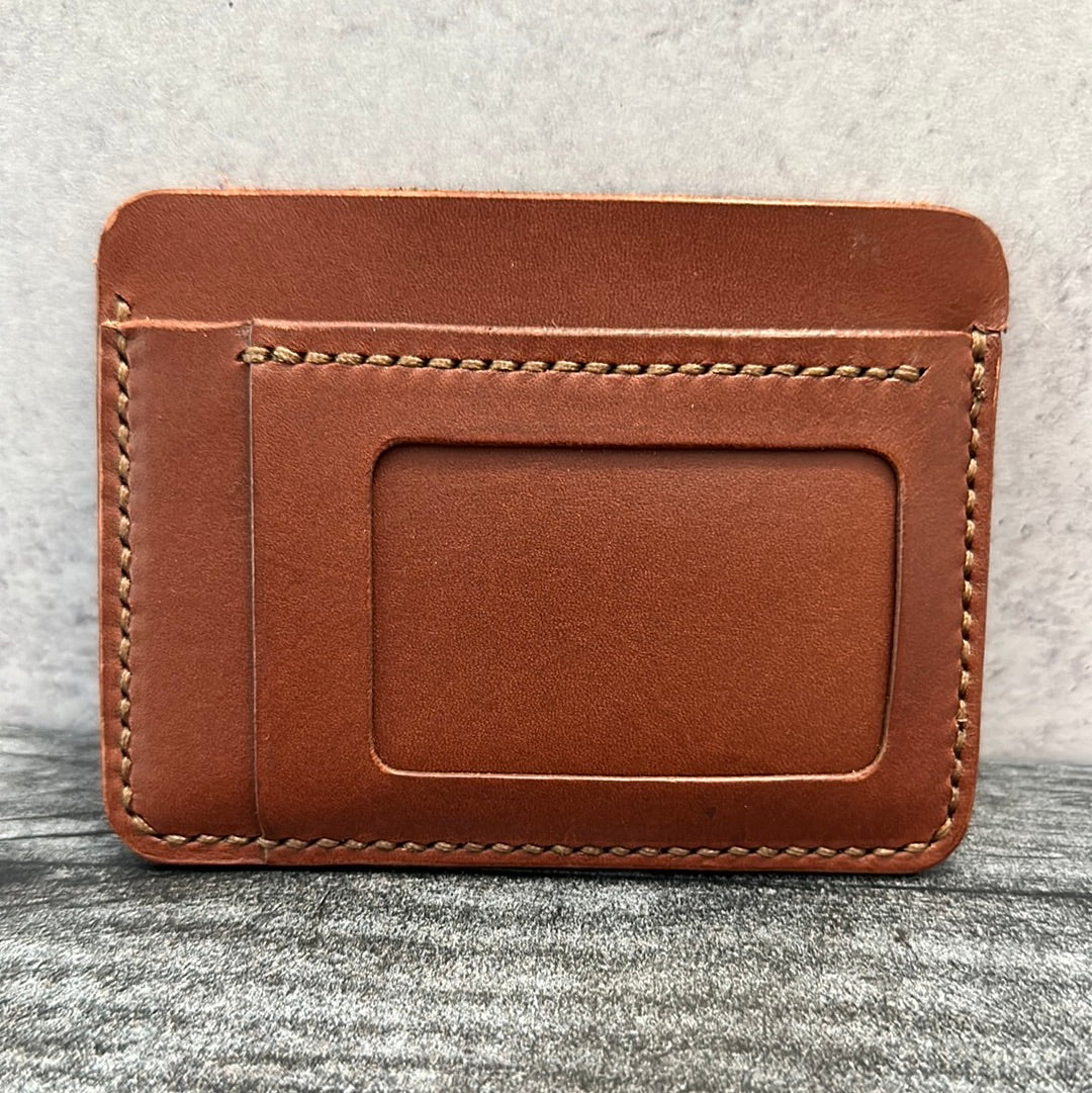 Brown ID Slot Wallet