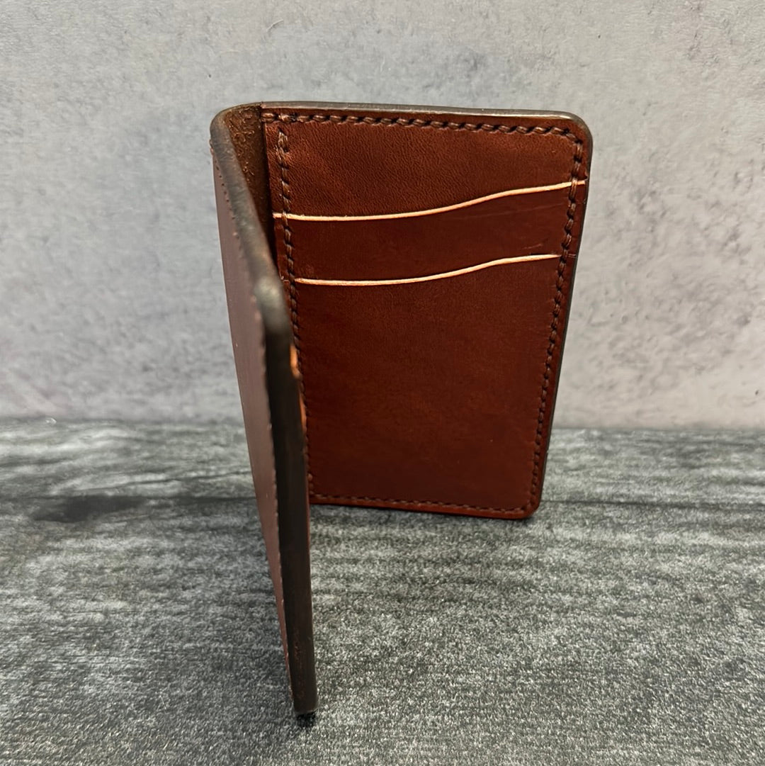 Chestnut Brown Vertical Wallet