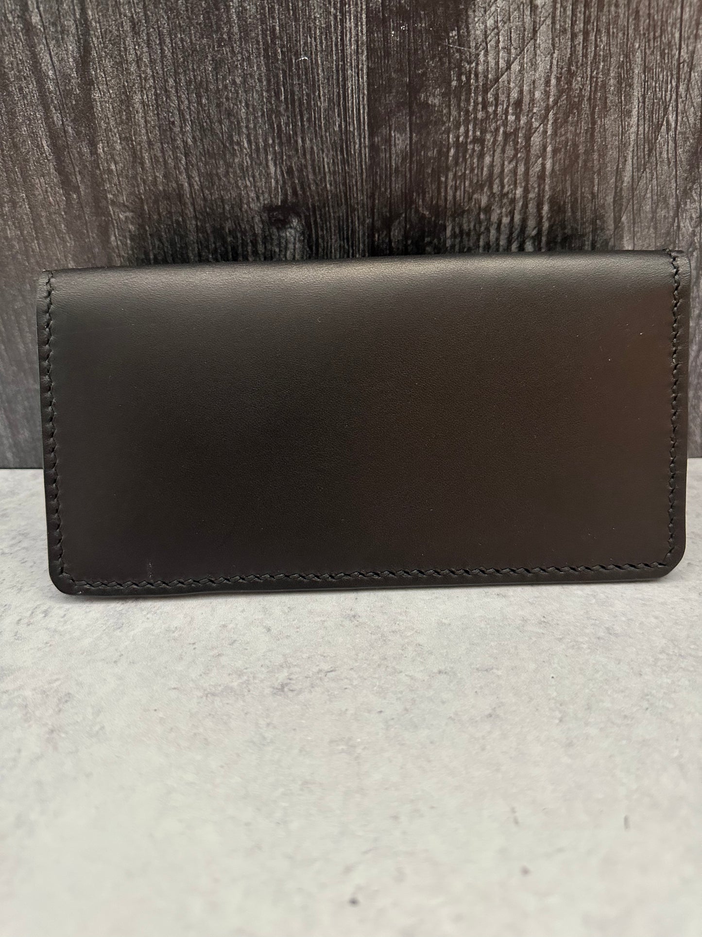 Long Black Slim Wallet/No snaps