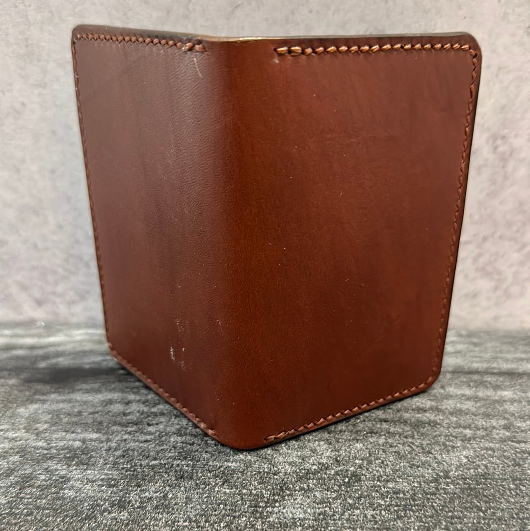 Chestnut Brown Vertical Wallet