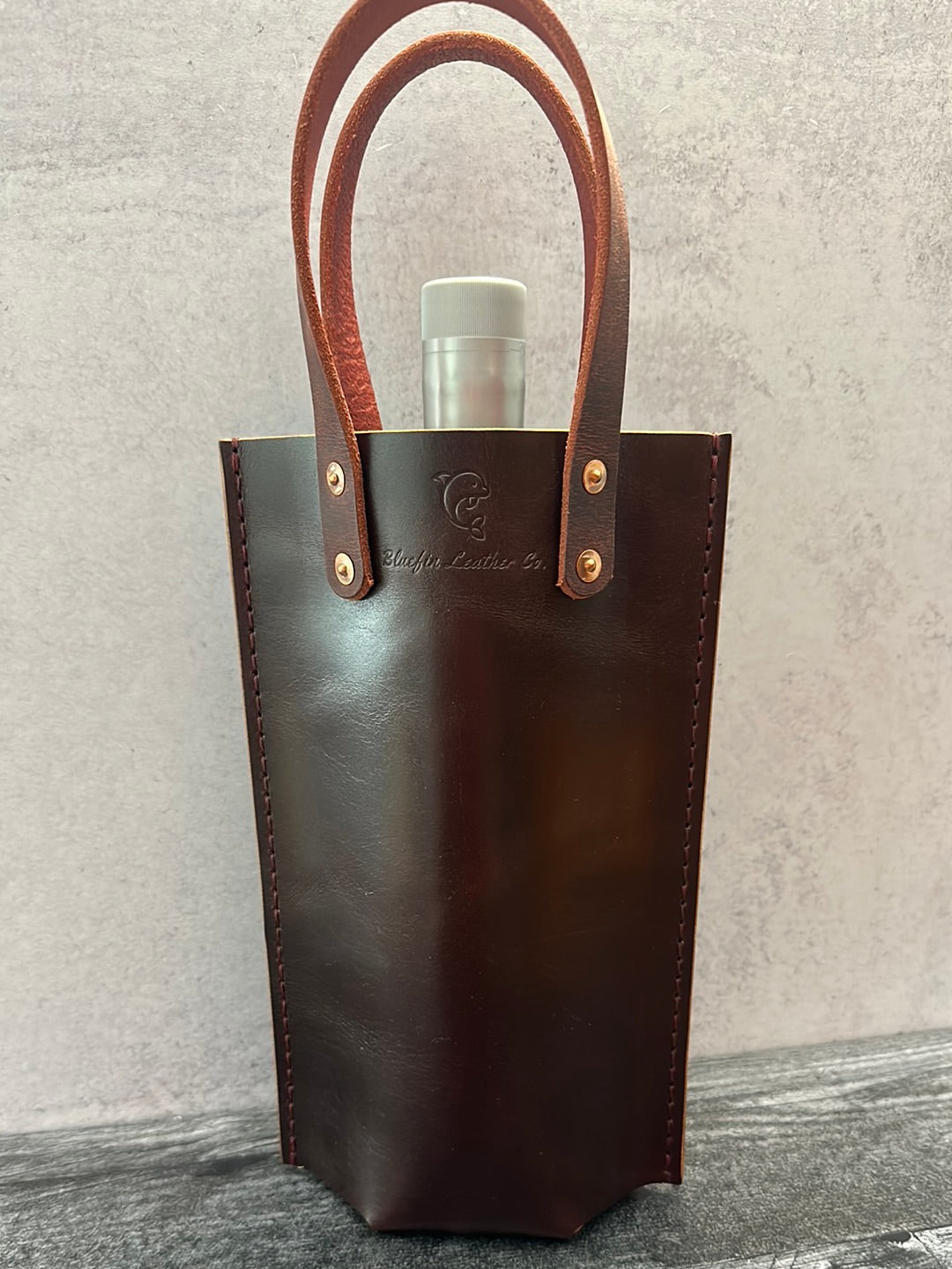 Leather Wine Totes