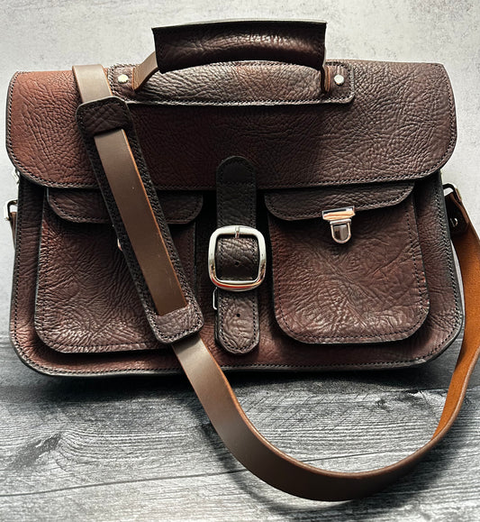 Leather Messenger Bag